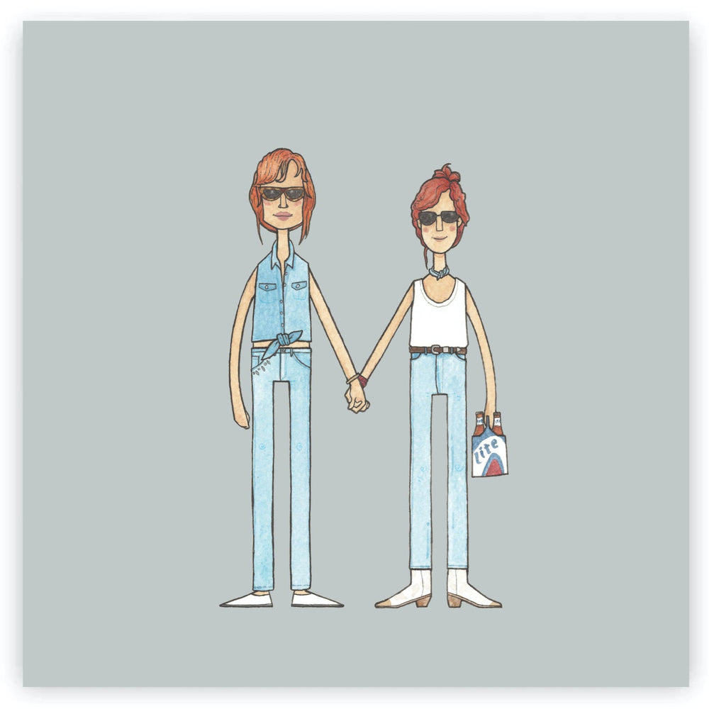 
                  
                    Load image into Gallery viewer, PS Dream teams duos Thelma Louise friendship heroes Fine art print movies films series pop culture comic book animation cartoon 90s
                  
                