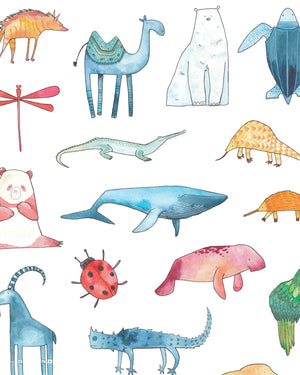 
                  
                    Load image into Gallery viewer, THE ANIMAL KINGDOM - Fine Art Print for Animal Lovers
                  
                