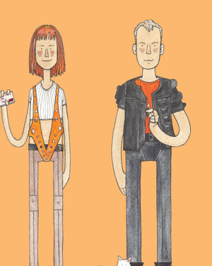 
                  
                    Load image into Gallery viewer, THE DREAM TEAMS series - Fine Art Prints of the Coolest Duos
                  
                