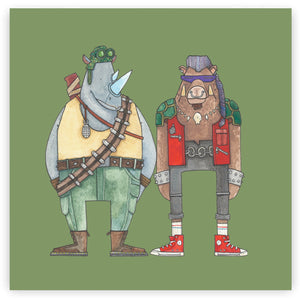 
                  
                    Load image into Gallery viewer, THE DREAM TEAMS series - Fine Art Prints of the Coolest Duos
                  
                