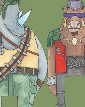 
                  
                    Load image into Gallery viewer, THE DREAM TEAMS series - Fine Art Prints of the Coolest Duos
                  
                