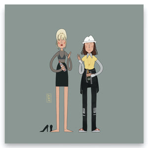 
                  
                    Load image into Gallery viewer, THE DREAM TEAMS series - Fine Art Prints of the Coolest Duos
                  
                