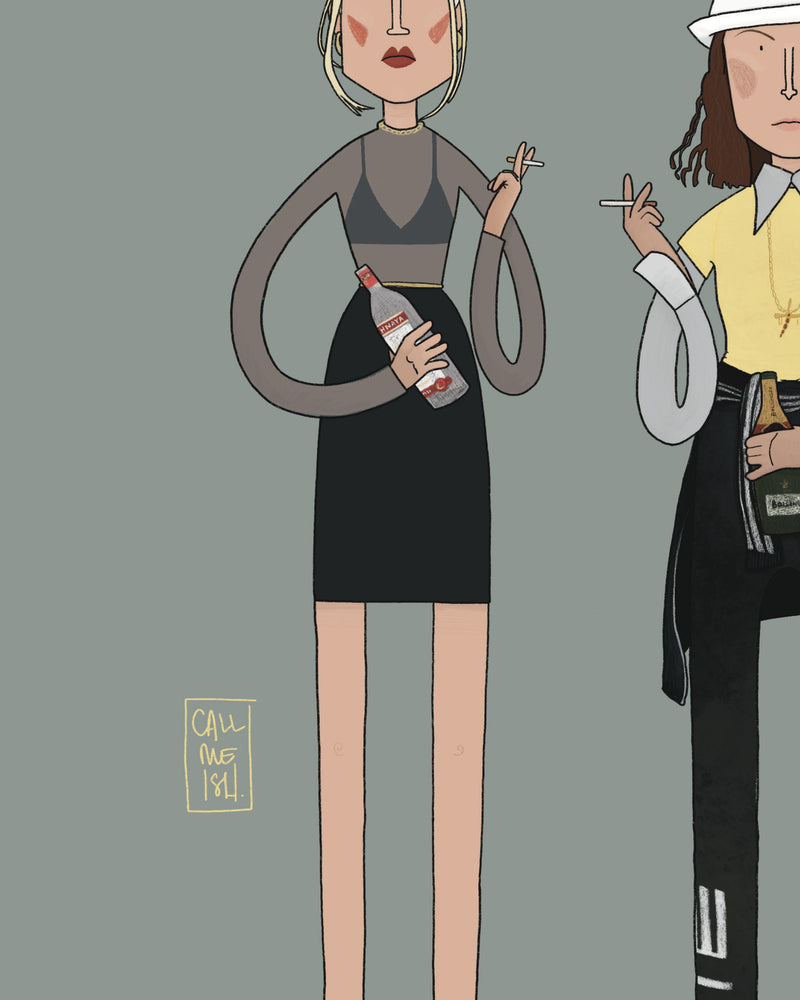 
                  
                    Load image into Gallery viewer, THE DREAM TEAMS series - Fine Art Prints of the Coolest Duos
                  
                