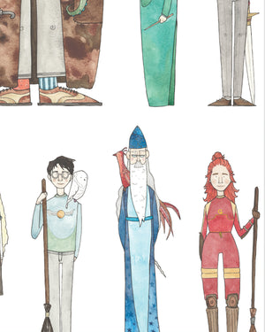 
                  
                    Load image into Gallery viewer, EXPECTO PATRONUM — Fine Art Print of that Magical World &amp;amp; Everyone&amp;#39;s Favourite Wizards
                  
                