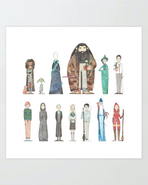 
                  
                    Load image into Gallery viewer, EXPECTO PATRONUM — Fine Art Print of that Magical World &amp;amp; Everyone&amp;#39;s Favourite Wizards
                  
                
